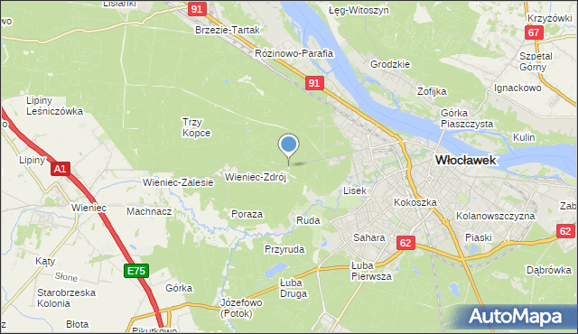 mapa Mazury Leśniczówka, Mazury Leśniczówka na mapie Targeo